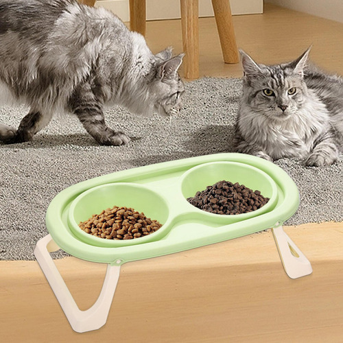 Cuenco De Agua Y Comida Para Gatos Cuenco Doble Para Gatos P
