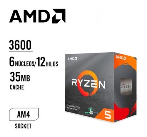 Procesador ryzen 5 3600 mercadolibre sales