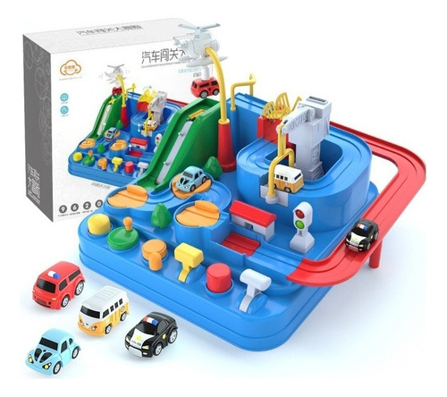 Coches Juguetes De Pista De Tren For Niños Montessori Coche