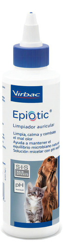 Virbac Epiotic Perros Y Gatos Limpiador Auricular De 100ml Fragancia Sin Aroma