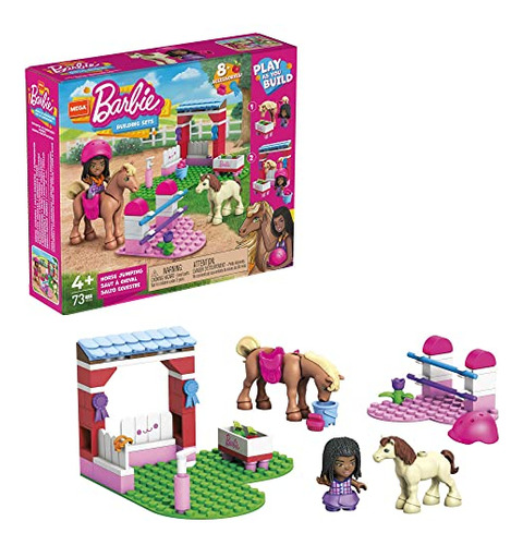 Set De Construcción De Juguete Mega Barbie Pets Con Forma De