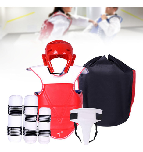 Conjunto De Equipo De Para Karate, Equipo De Boxeo, Sg Rojo