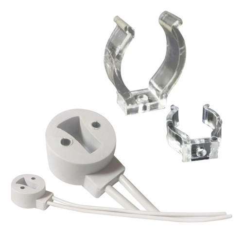 Pack De 24 Conector Chupón T8 Y 48 Soporte T8 Para Tubo Led