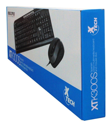 Combo Teclado Y Mouse Usb Multimedia Xtech Xtk-300s Nuevo