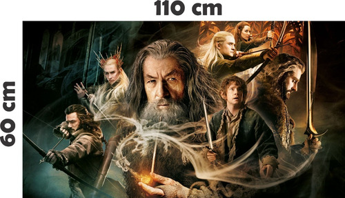Adesivo Papel Parede Filme O Hobbit Senhor Dos Anéis