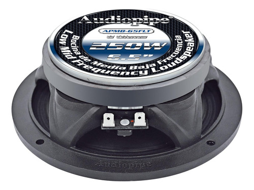 Set De Medios Rango 6.5 Pulgadas 1000w 4 Ohms Audiopipe