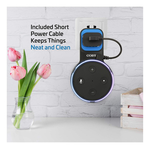 Coby 2da Generación Echo Dot Soporter Montaje De Pared Para