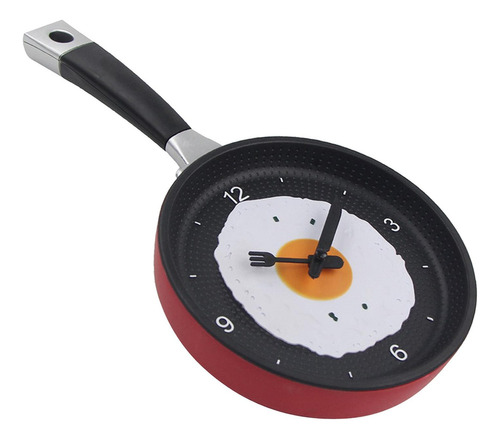 Novedad Tema De Cocina Sartén En Forma De Huevo Frito Reloj