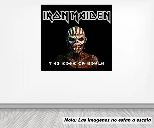 Vinil Sticker Pared 150cm Lado Iron Maiden Modld0070