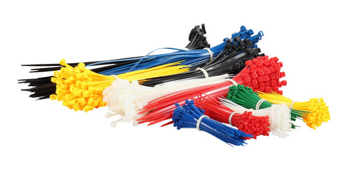 Cinchos De Plástico Bote 1000 Pzas Diferentes Colores Mikels