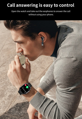 Nuevos Auriculares Bluetooth Smartwatch 2 En 1, Mul Watch