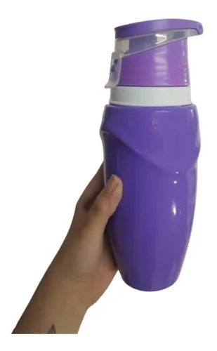Botella Plastica Deportiva Termica Curve 600ml X Unidad