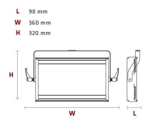 Imagen 3 de 5 de Iluminador Dexel Panel Led 150w Para Video Y Foto
