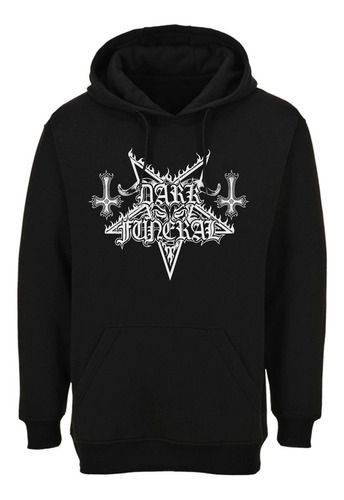 Polerón Dark Funeral Logo Rock Black Metal Abominatron 