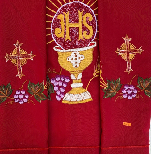 Mantel Para Altar De Iglesia 2.5m X 1.5m Con Bordado.