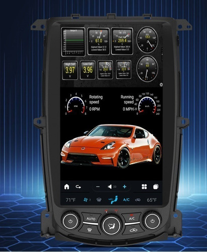 Tesla Nissan 370 08-20 Android Gps Radio Carplay Mirrorlink