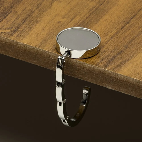 Imagem 9 de 9 de Suporte - Gancho - Porta Bolsa Portátil De Mesa