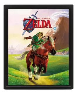 Poster Lenticular 3d Zelda Ocarina Nintendo