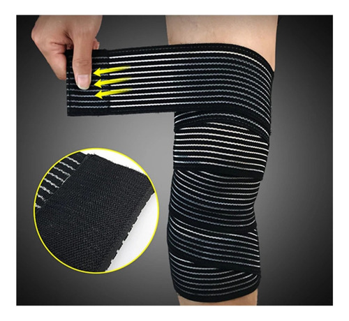 Rodilla De Ejercicio De Vendaje De Nailon Elástico Ajustable