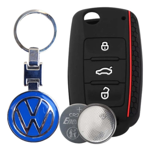 Llavero+ Protector Funda Llave Volkswagen Golf Polo Tiguan