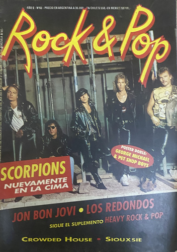 Rock Pop, Revista Nº 65 Scorpions Los Redondos  Ej2