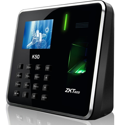 Control Acceso Y Asistencia Lector Biometrico K50 Zkteco
