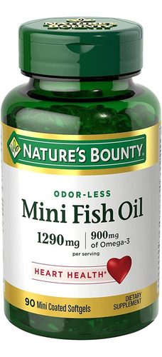 Nature's Bounty Mini Fish Oil Omega 3 - 90 Mini Softgels
