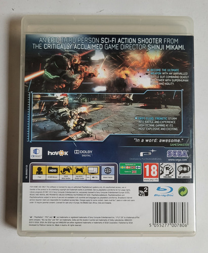 Vanquish - Ps3 (Usado)