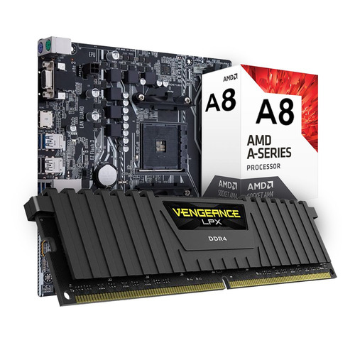 Kit De Actualizacion Amd A8 Quad Core 4gb Ddr4 Lpx Corisar