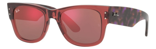 Gafas De Sol Ray Ban Mega Wayfarer Unisex Originales Color Rosa