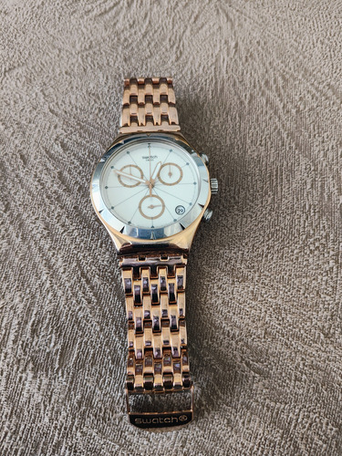 Relógio Swatch Irony Bronze Prata Nude (Usado)
