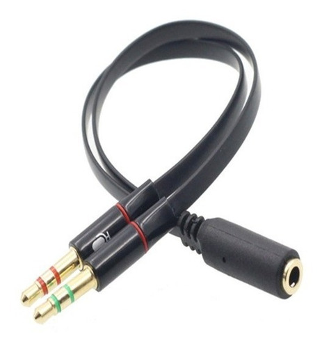 Imagem 1 de 4 de Cabo Adaptador Celular Fone P2 Fêmea 2 P2 Macho
