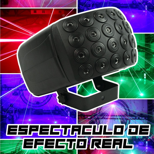 Efecto Láser Led 500 Mw Rgb 24 Salidas Smr Pro Dmx Venom