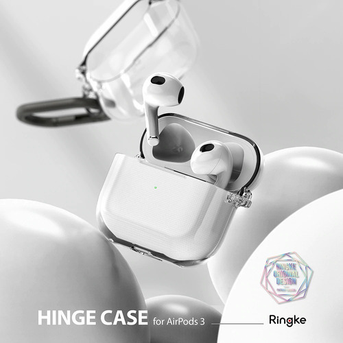 Funda Ringke Hinge Para AirPods 3 2021 Color Clear