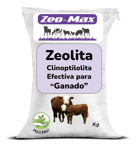 Zeolita Clinoptilolita Optimo Para Ganado 10 Kg