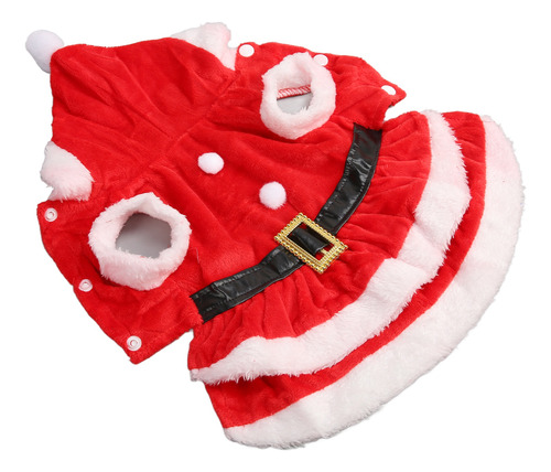 Vestido De Navidad Para Mascotas, Suave Y Grueso, De Doble C