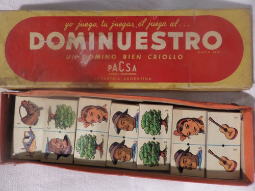 Dominuestro,un Domino Bien Criollo,antiguo, Pacsa,ind Arg