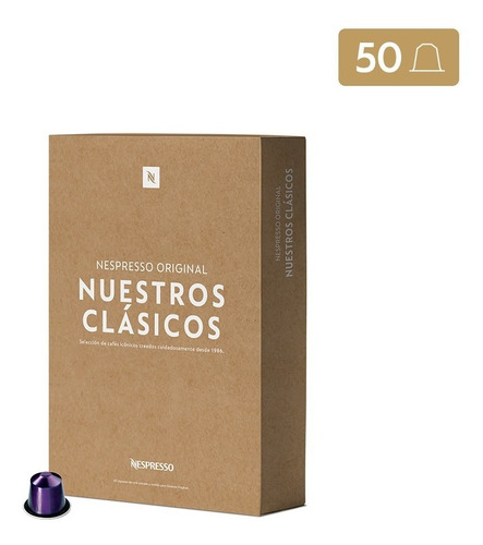 Imagen 1 de 3 de Cápsulas De Café Nespresso Pack Nuestros Clásicos - 50 Cáps.