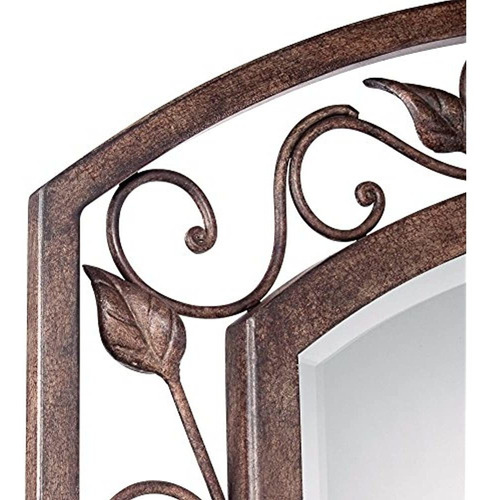 Franklin Iron Works Eden Park Bronce Espejo De Pared Con Arc