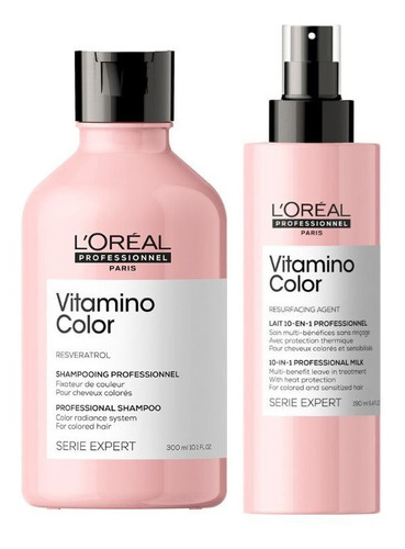 Pack Loreal Pro Vitamino Shampoo + 10 En 1