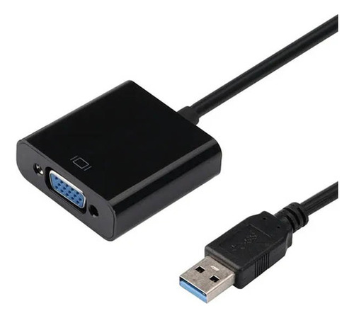 Cabo Adaptador Usb 3.0 P/ Vga Uv-01 Preto - 02677