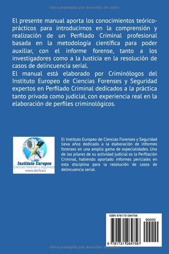 Libro: Perfilación Criminal: Manual Forense (ciencias Forens