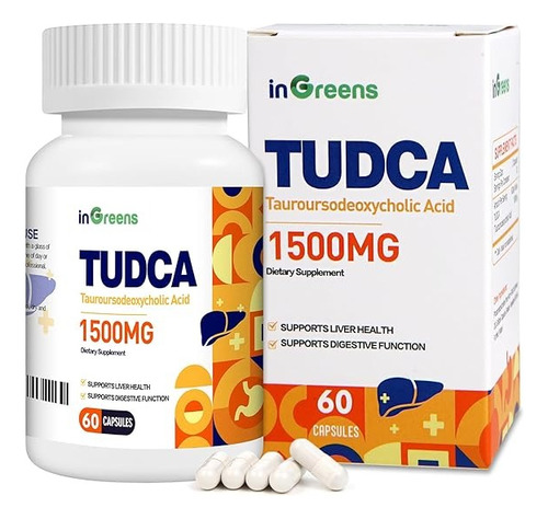 Tudca Pure Plus 1500mg 60u Antioxidante-apoyo Hepático Detox