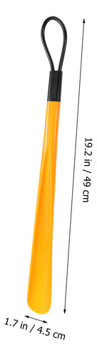 Calzador Con Mango Largo Para Niños, Calzador De Plástico