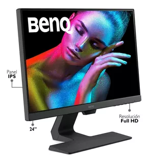 Monitor Full Hd Benq Gw2480 Ips 24 Eye-care Bisel Delgado Color Negro