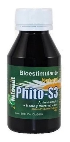 Phito S3 Phitonat 100ml Bioestimulante Floracion Cogoshop