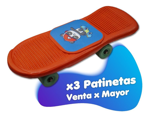 Patineta Skate Para Niños Infantil (x3) Super Resistente