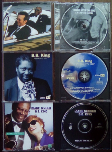 3x Cd (nm B. B King C/ Diane Schurr Eric Clapton Kansas City