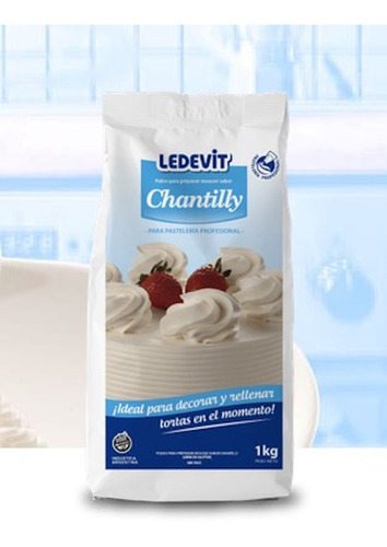 Chantilly En Polvo 1 Kg. Ledevit - Mousse Para Repostería