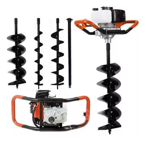 Ahoyador Barreno 63cc + 3 Brocas + Extension - Lic Japones